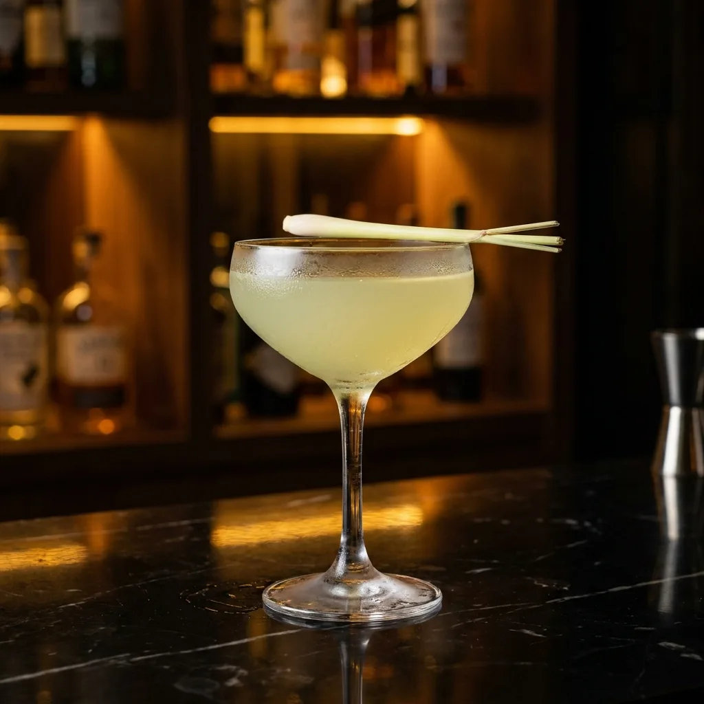Lemongrass Gimlet cocktail