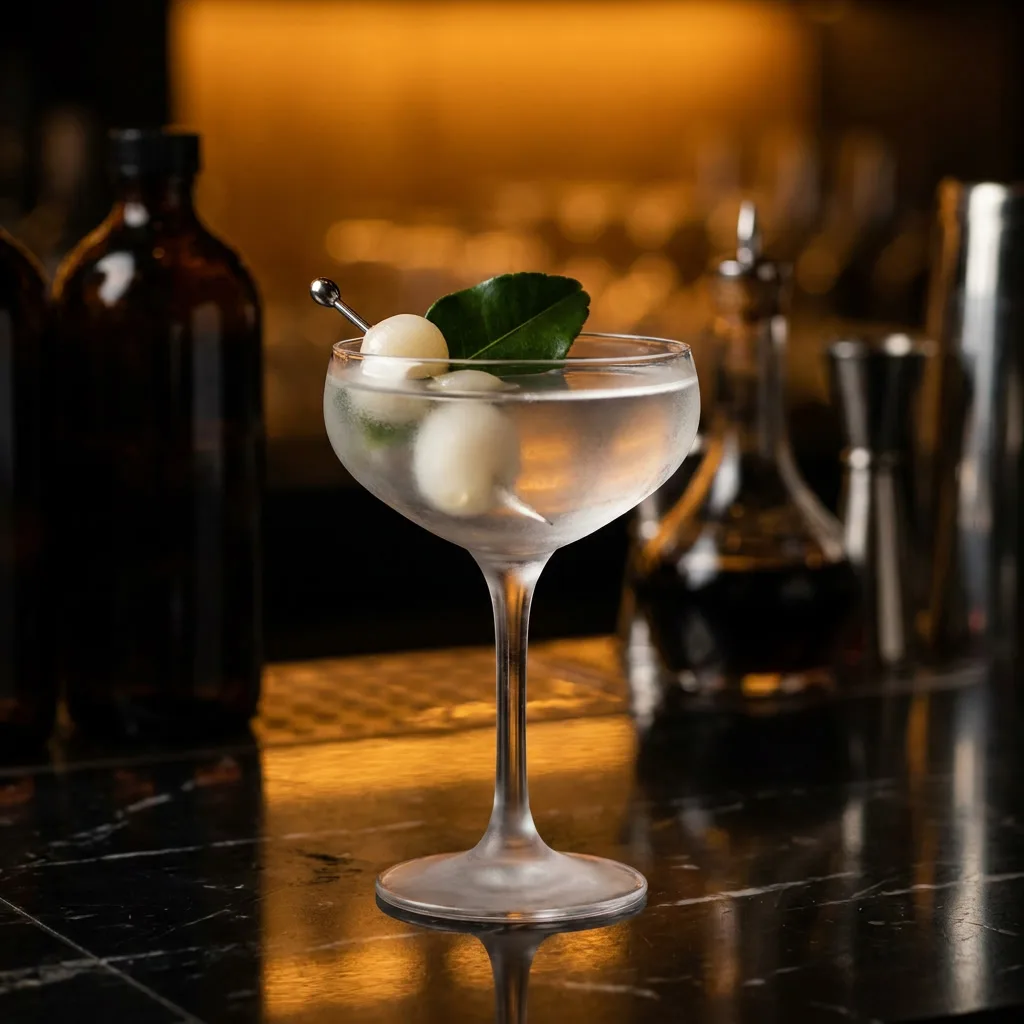 Makrut Gibson cocktail