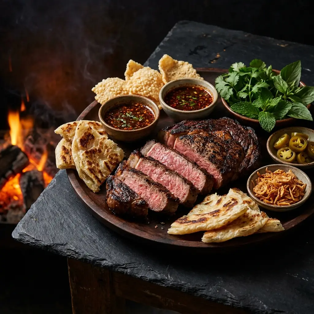 800g wagyu rib eye, build your own
